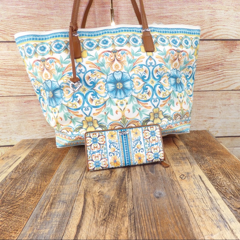 Brighton Bella Lucca Tote with matching wallet